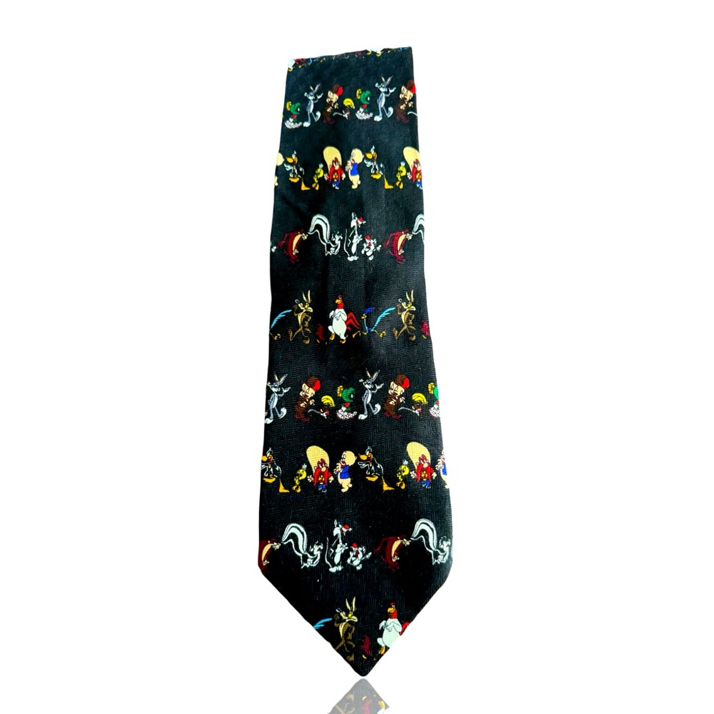 Vintage 90’s Looney Tunes Silk Tie: True Vintage: Classic Cartoons: Bugs Bunny